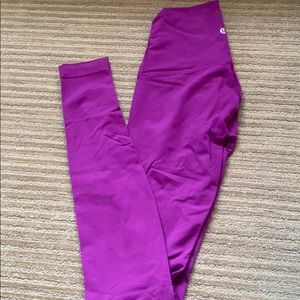Purple lululemon full length leggings